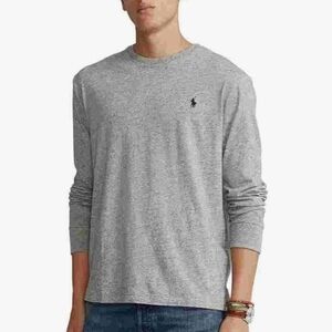 Polo by Ralph Lauren Men's Gray Long Sleeve Sleepwear Size M 100% Cotton